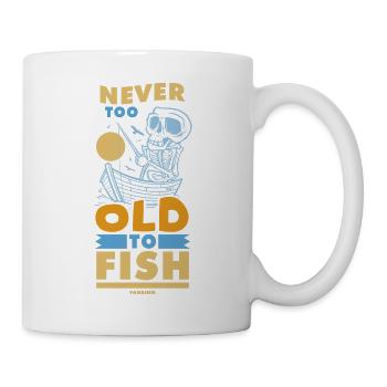 Angler - Tasse - Weiß - Rechts