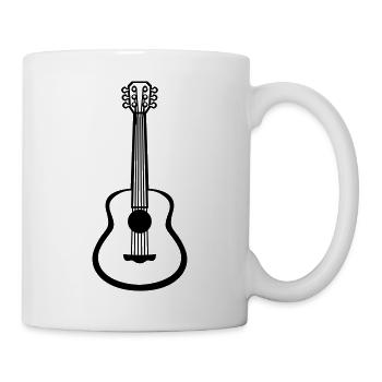 Design Guitarist Guitar Play - Mug - white - Right