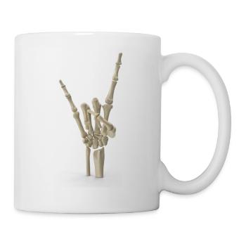 Metal Hand Skeleton - Skeletal Hand - Mug - white - Right