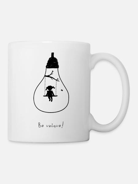 be unique - Tasse - Weiß