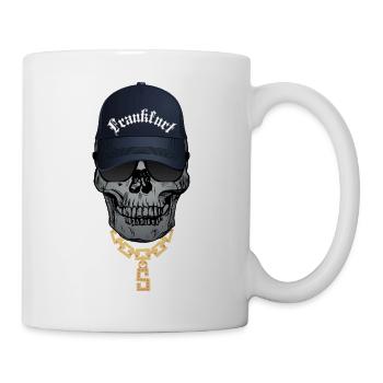 Cool Skull Hip Hop Style Font Frankfurt - Mug - white - Right