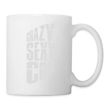 crazy sexy cool Design - Tasse - Weiß - Rechts