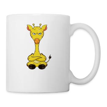 Nope Funny Lazy Giraffe - Mug - white - Right