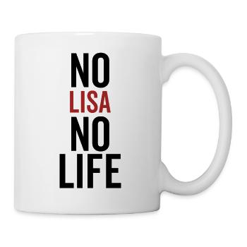 Pas de Lisa Pas de vie - Mug blanc - blanc - Droite