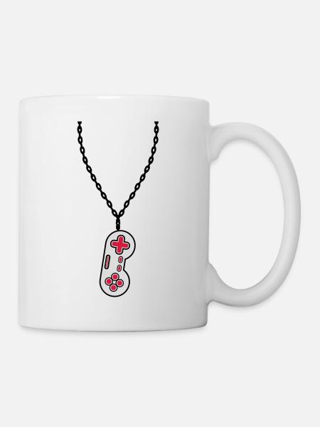 Collier Bijoux Ancien Contrôleur - Mug blanc - blanc