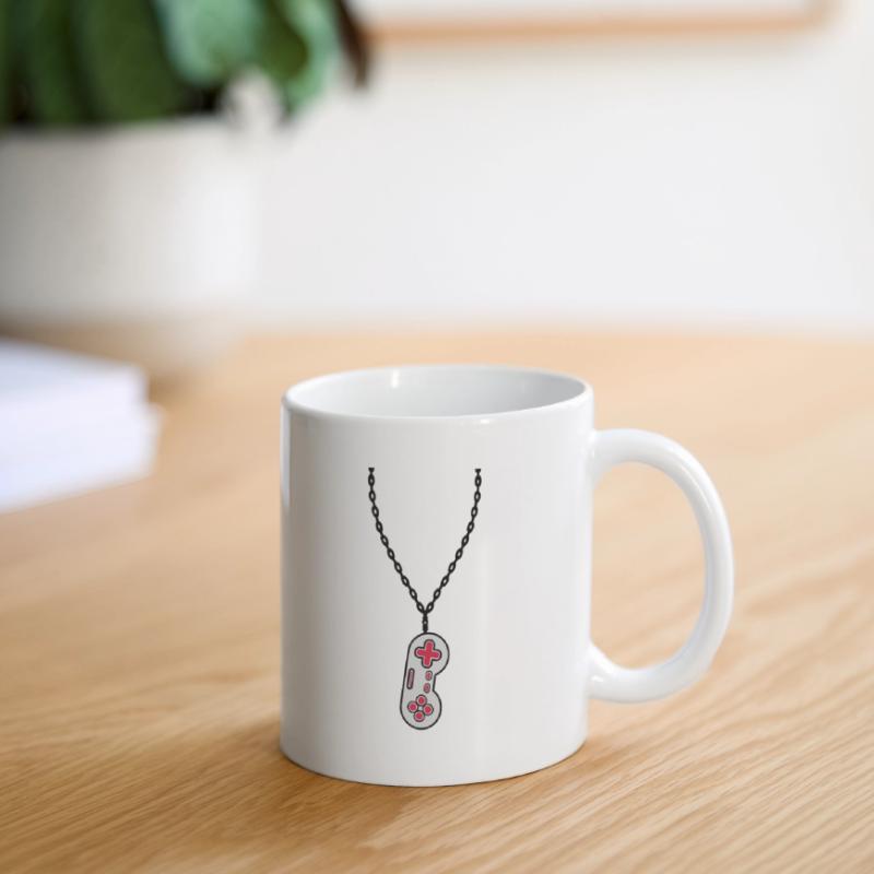 Halskette Schmuck alter Controller Tasse