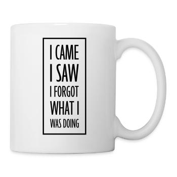 I came saw forget - Mug - white - Right