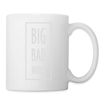 Citation du Grand Méchant Loup - Mug blanc - blanc - Droite