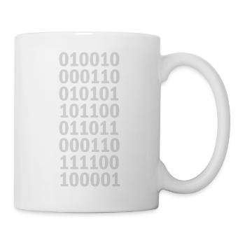 Binär Code Programm Sprache - Tasse - Weiß - Rechts