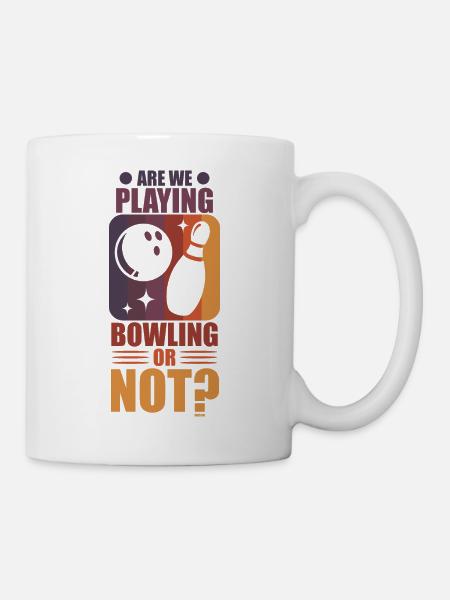 Bowlen wir oder nicht? - Tasse - Weiß