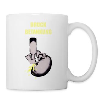 DRUCK BETANKUNG - Tasse - Weiß - Rechts