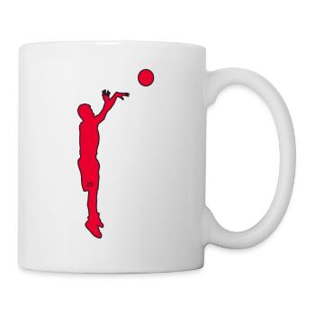 Basketballspieler - Tasse - Weiß - Rechts