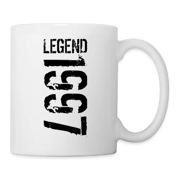 Legend 1997 black - Tasse - Weiß - Rechts