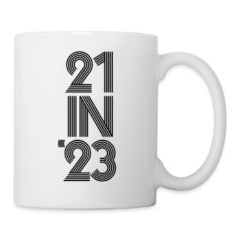 Geschenk zum 21. Geburtstag 21 Jahre alte Männer & Frauen - Tasse - Weiß - Rechts