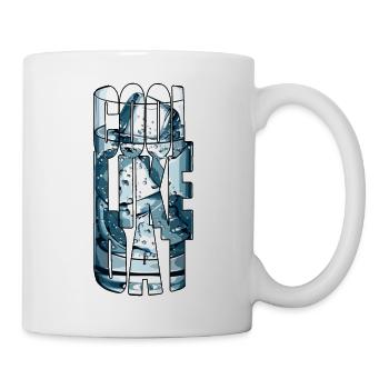 Cool wie Dat - Tasse - Weiß - Rechts