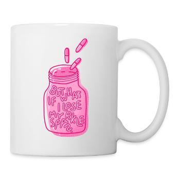 what if i lose my sparkle Spruch mental health - Tasse - Weiß - Rechts