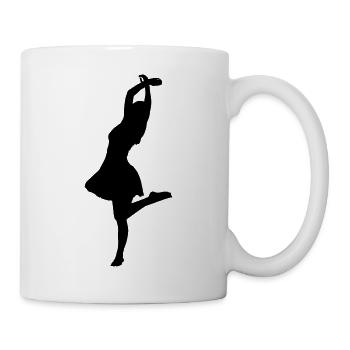 danseur - Mug blanc - blanc - Droite