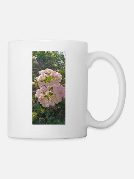 bugambilia espectatular rose flowers - Mug - white
