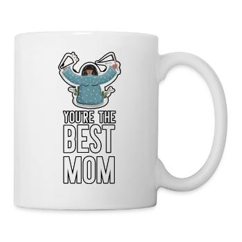 You're the best mom - Mother Day - Tasse - Weiß - Rechts