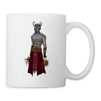 Der Dämonenfürst und seine Morgensterne - Tasse - Weiß - Rechts