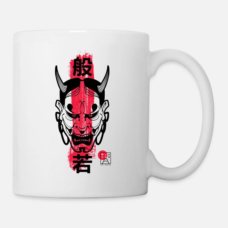 Masque Hannya - Mug blanc - blanc