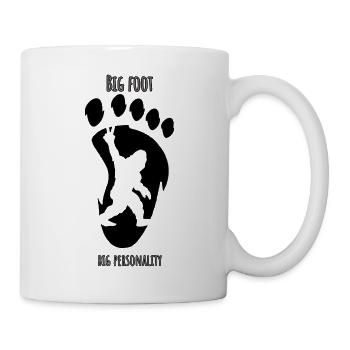 Big foot big personality - Mug - white - Right