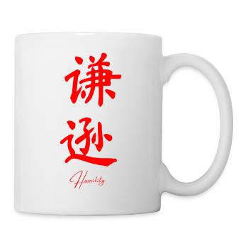 Chinesisch Sprache - Tasse - Weiß - Rechts