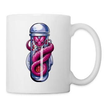 Dessin de tatouage de serpent - Mug blanc - blanc - Droite