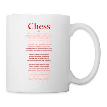 Définition des échecs Rap - Mug blanc - blanc - Droite