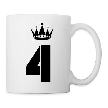 4 couronnes - Mug blanc - blanc - Droite