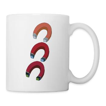 magnet 3fach - Tasse - Weiß - Rechts