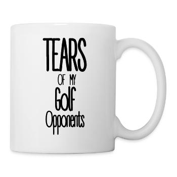 Tears of my Golf Opponents - Tasse - Weiß - Rechts