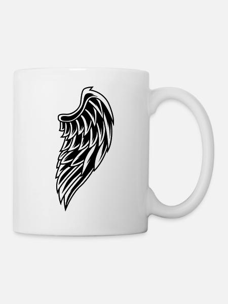 wings - Tasse - Weiß