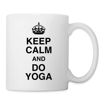 Keep Calm and Do Yoga - Mug - white - Right