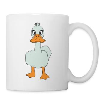Drôle de majeur canard - Mug blanc - blanc - Droite