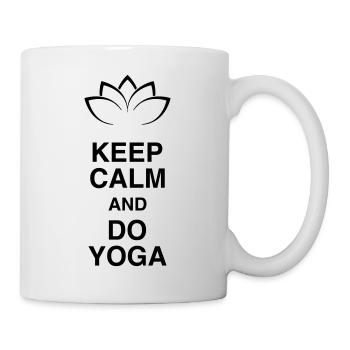 Keep Calm and Do Yoga - Mug - white - Right