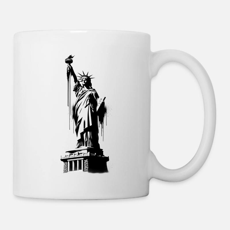 Statue de la Liberté | Statue de la Liberté de New York - Mug blanc - blanc