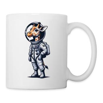 Cute Giraffe Astronaut - Mug - white - Right