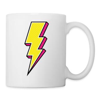 Blitz - Tasse - Weiß - Rechts