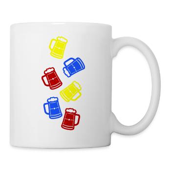 Beer Mug Beer Colorful Symbol Cheers - Mug - white - Right