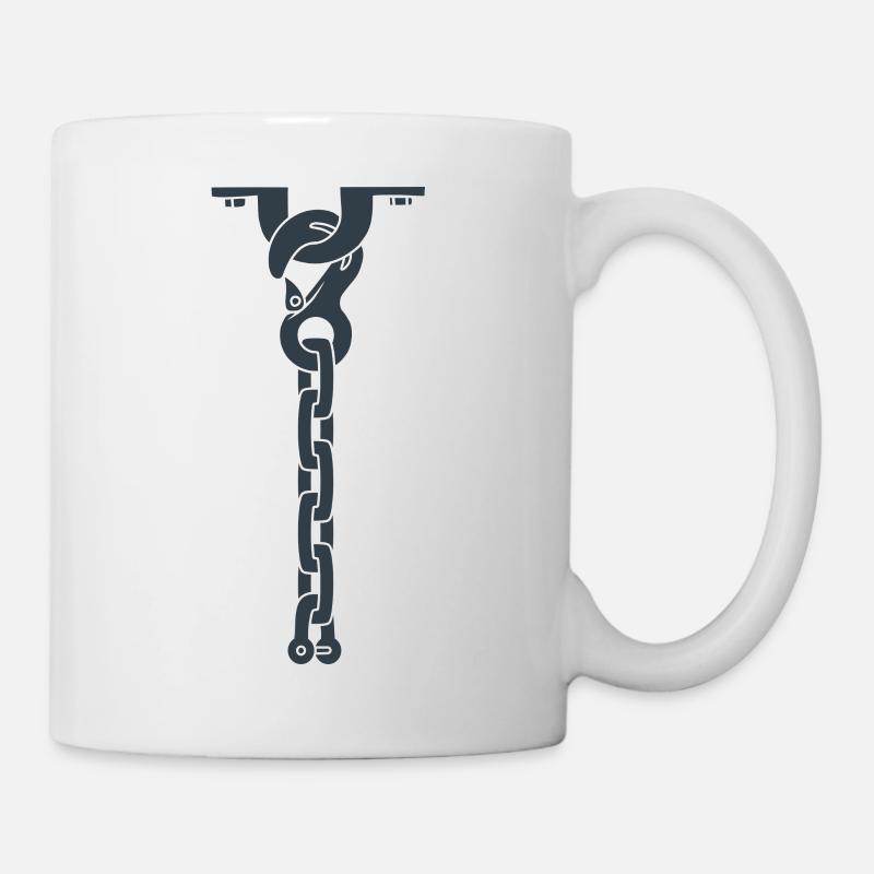 Collier à cravate 506070 - Mug blanc - blanc