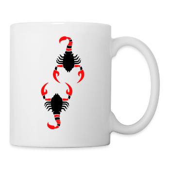 scorpion - Mug blanc - blanc - Droite