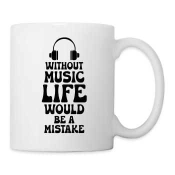 Without Music - Tasse - Weiß - Rechts