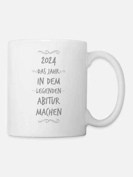 2024 Legende Abitur - Tasse - Weiß