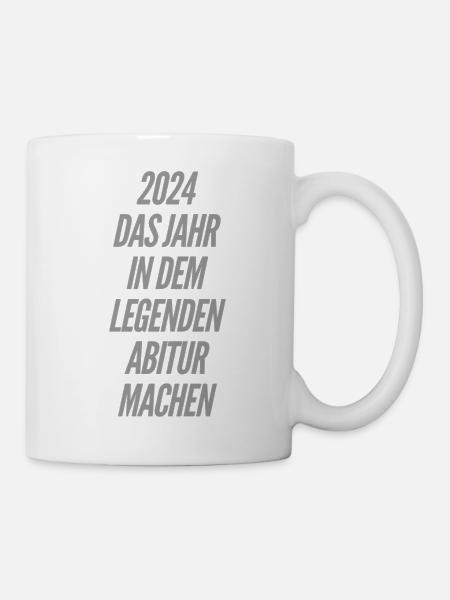 Abitur 2024 - Tasse - Weiß