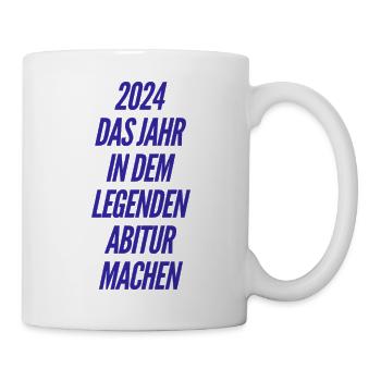 Abi Abitur - Tasse - Weiß - Rechts