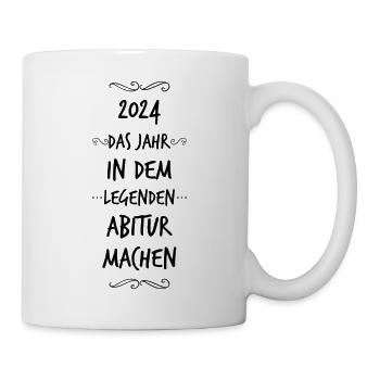 Abitur Abi - Tasse - Weiß - Rechts
