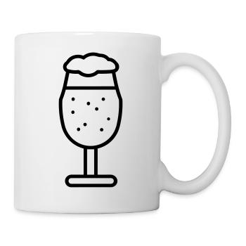 Bière - Mug blanc - blanc - Droite