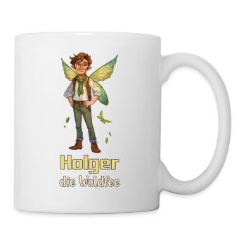 Holger, die Waldfee - Tasse - Weiß - Rechts