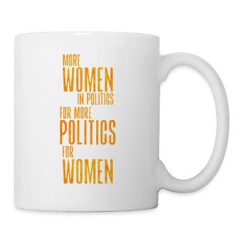 More women in politics for more politics for women - Mug - white - Right